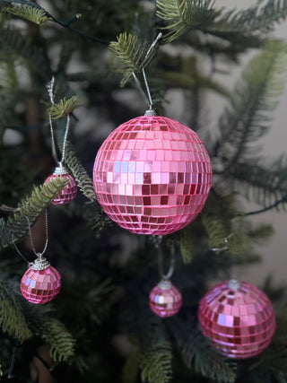 PINK DISCO ORNAMENTS